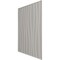 Ekena Millwork 19 5/8in. W x 19 5/8in. H Shoreline EnduraWall Decorative 3D Wall Panel Covers 2.67 Sq. Ft. WP20X20SOGBE - alternate 2